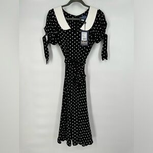NWT Polka Dot Collectif Vintage Swing Dress